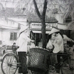 Saigon fruitvendor.