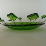 Groene glasbloem
