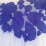 Blauw koraal shawl