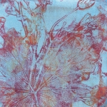 Monoprint met botanicals
