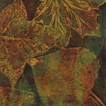 Monoprint met botanicals