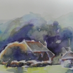 Serie schetsen Landschap