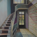 Zonlicht in het trappenhuis