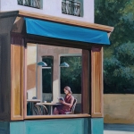 Cafe op de hoek