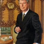 Portret van een bankdirecteur
