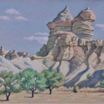 Rotsformatie in Cappadocia