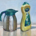 stilleven met Cif fles