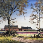 bloembollen aan de Krampenloop Roosendaal