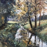 Krampenloop in herfst Roosendaal