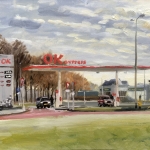 OK tankstation tussen Roosendaal en Rucphen