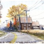 on the road in Ontario Canada