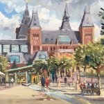 Rijksmuseum in olieverf