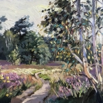 Rucphense Heide in olieverf