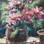 bloemen in waterverf