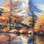 Matterhorn in Gouache