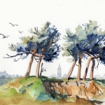 007 aquarel de Mast 2