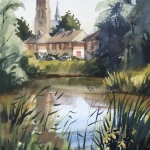 Oud-Gastel in aquarel