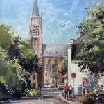 Oud Gastel in olieverf