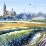 en plein air aan de Gastelse Dijk
