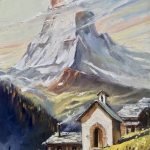 Matterhorn vanaf Findeln