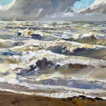 schilderijtje Katwijk aan zee