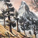 Matterhorn in de kleuren van Zorn