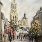 grijze dag in Antwerpen