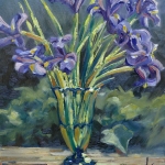 Irissen in vaas