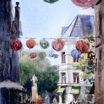 schetsen in Antwerpen