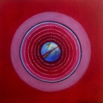 Trompe l'Oeuil met regenboog