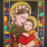 moeder maria met kind