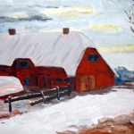 Farm in the winter