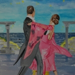 Dancing in the moonlight.