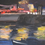 Havenzicht bij nacht 13