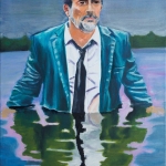 Man in meer #1