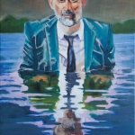 Man in meer #2