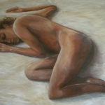Liggend naakt