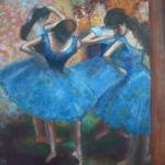 Danseressen in blauw (naar Degas)