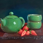 Korean Celedon tea set