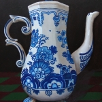 Delft coffee pot