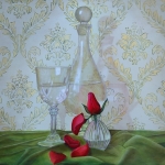 Carafe with rose