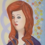 Portret in pastel: 'Ginger'