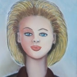 Portret in pastel: 'Leonie'