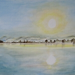 Zon boven het erfgoedpark