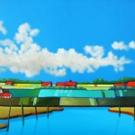 Uitzien over water maakt het oog mild