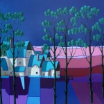 Het lichte leven aan lavendelvelden