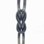 Staande stalen platte knoop 