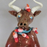 Fantasie beeld met horens