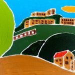 Landschap bij Koblenz