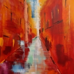 Compositie in rood - Venetië 